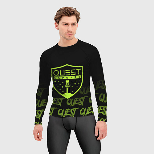 Мужской рашгард Quest esports / 3D-принт – фото 3