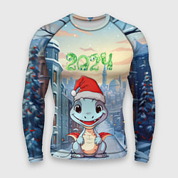 Рашгард мужской Праздничный дракон 2024, цвет: 3D-принт