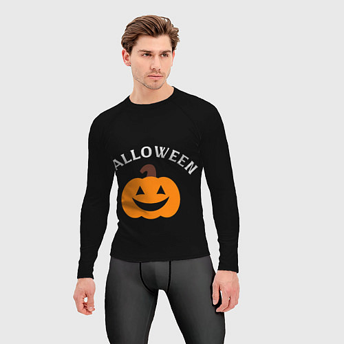 Мужской рашгард Halloween и тыква / 3D-принт – фото 3