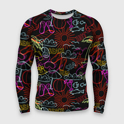 Рашгард мужской Beach pattern, цвет: 3D-принт