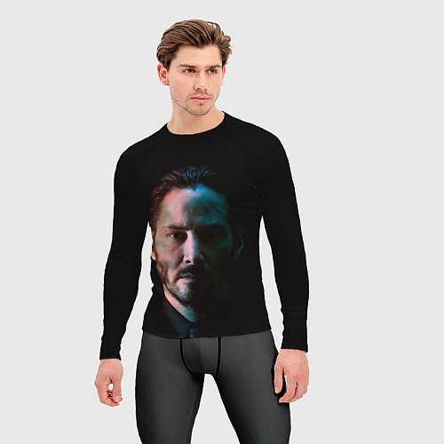 Мужской рашгард Keanu Charles Reeves / 3D-принт – фото 3