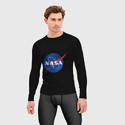 Рашгард мужской NASA logo space, цвет: 3D-принт — фото 2