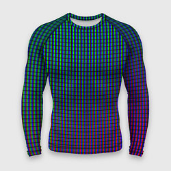 Рашгард мужской Неоновые светящиеся полосы, цвет: 3D-принт
