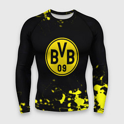 Рашгард мужской Borussia краски жёлтые, цвет: 3D-принт