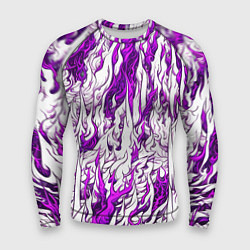 Рашгард мужской Белый и розовый узор, цвет: 3D-принт