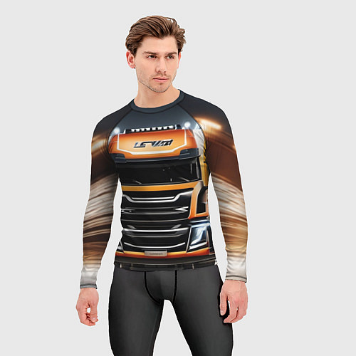 Мужской рашгард Дальнобойщики / 3D-принт – фото 3