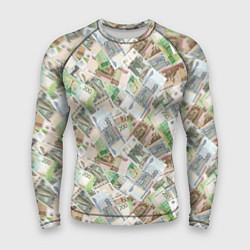 Мужской рашгард Российские денежные купюры