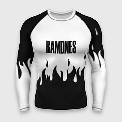 Рашгард мужской Ramones fire black rock, цвет: 3D-принт