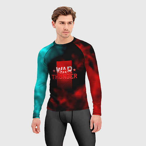 Мужской рашгард Watyhunder online flame / 3D-принт – фото 3