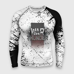 Рашгард мужской Warthunder брызги красок текстура, цвет: 3D-принт