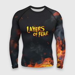 Мужской рашгард Layers of Fear огненный стиль хоррор