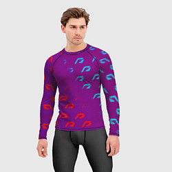 Рашгард мужской НФС лого градиент текстура, цвет: 3D-принт — фото 2