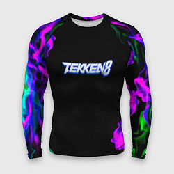 Рашгард мужской Tekken огненный дым текстура, цвет: 3D-принт