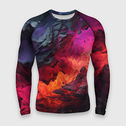 Мужской рашгард Яркий абстрактный путь