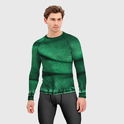 Рашгард мужской Зеленая джинса, цвет: 3D-принт — фото 2