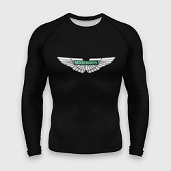 Рашгард мужской Aston Martin logo, цвет: 3D-принт