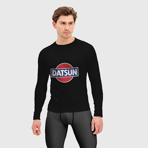 Мужской рашгард Datsun logo / 3D-принт – фото 3