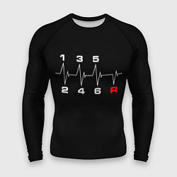 Рашгард мужской КПП - шесть скоростей, цвет: 3D-принт