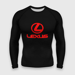 Рашгард мужской Lexus red logo, цвет: 3D-принт