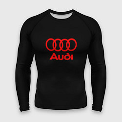 Рашгард мужской Audi red logo, цвет: 3D-принт