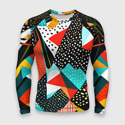 Рашгард мужской Abstract patchwork - ai art, цвет: 3D-принт