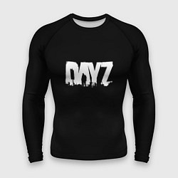 Рашгард мужской Dayz logo white, цвет: 3D-принт