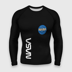 Рашгард мужской NASA logo usa space, цвет: 3D-принт