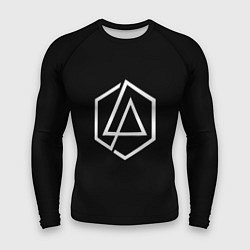 Рашгард мужской Linkin park logo white, цвет: 3D-принт