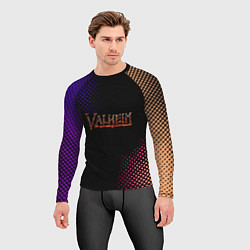 Рашгард мужской Valheim logo pattern, цвет: 3D-принт — фото 2