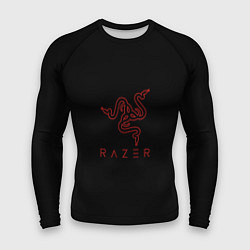 Рашгард мужской Razer red logo, цвет: 3D-принт