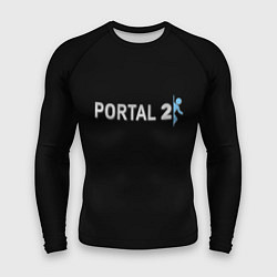 Рашгард мужской Portal 2 logo, цвет: 3D-принт