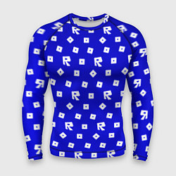 Мужской рашгард Roblox blue pattern