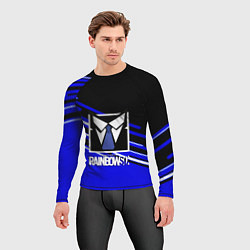 Рашгард мужской Rainbow six geometry steel, цвет: 3D-принт — фото 2