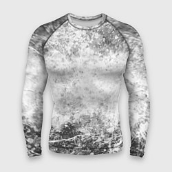 Мужской рашгард Абстракция - серый ветер