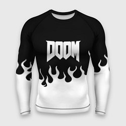 Рашгард мужской Doom fire white, цвет: 3D-принт