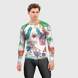 Рашгард мужской Детский принт, цвет: 3D-принт — фото 2