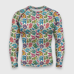 Мужской рашгард Лесные чудовища