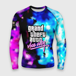 Рашгард мужской Gta flame winter, цвет: 3D-принт