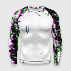 Рашгард мужской Vrising глитч краски, цвет: 3D-принт