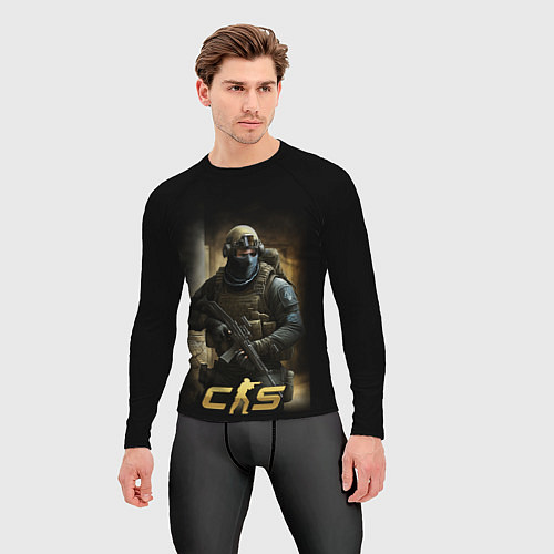 Мужской рашгард CS спецназовец / 3D-принт – фото 3