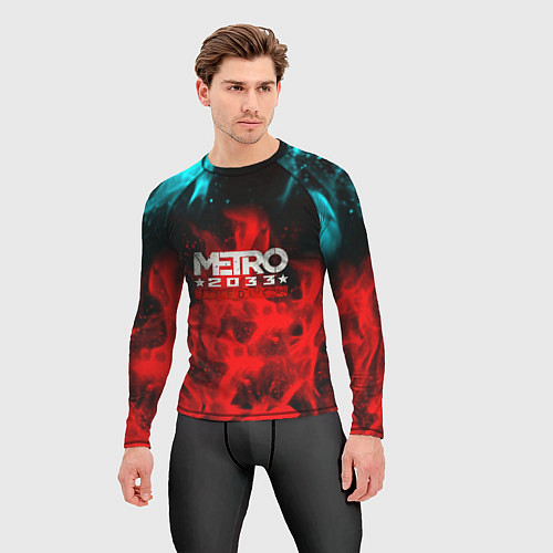 Мужской рашгард Metro 2033 fire / 3D-принт – фото 3