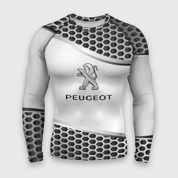 Рашгард мужской Peugeot carbon metal, цвет: 3D-принт