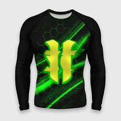 Мужской рашгард Starcraft 2 кислотные соты линии