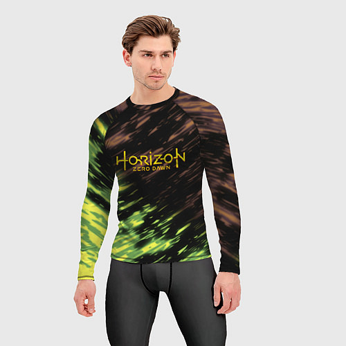 Мужской рашгард Horizon: Zero Dawn краски / 3D-принт – фото 3