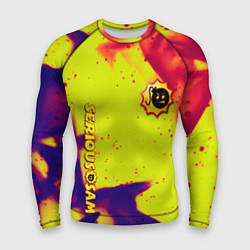 Мужской рашгард Serious Sam flame yellow