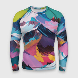 Мужской рашгард Горы краски