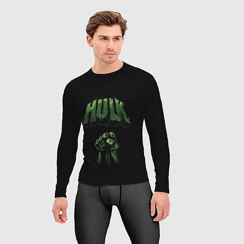 Мужской рашгард Hulk punch / 3D-принт – фото 3