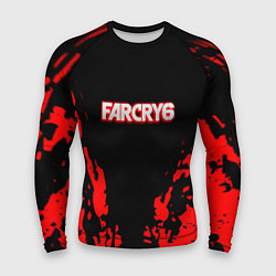 Рашгард мужской Farcry6 краски красные, цвет: 3D-принт