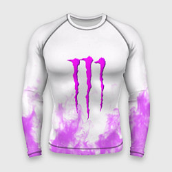 Рашгард мужской Monster energy neon flame, цвет: 3D-принт