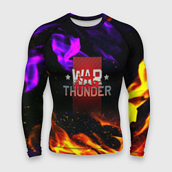 Рашгард мужской Warthunder neon flame, цвет: 3D-принт